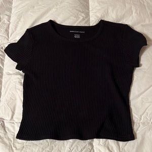 American Eagle Cropped Short Sleeve